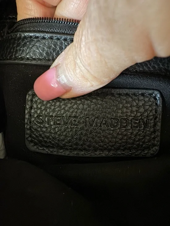 Steve Madden Festival Mini Backpack - Leather Crossbody Bag - Picture 3 of 3